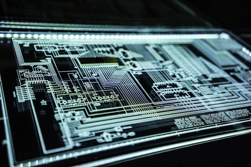 Sustainable technology and circuit board representing our commitment to quality and environmental responsibility
